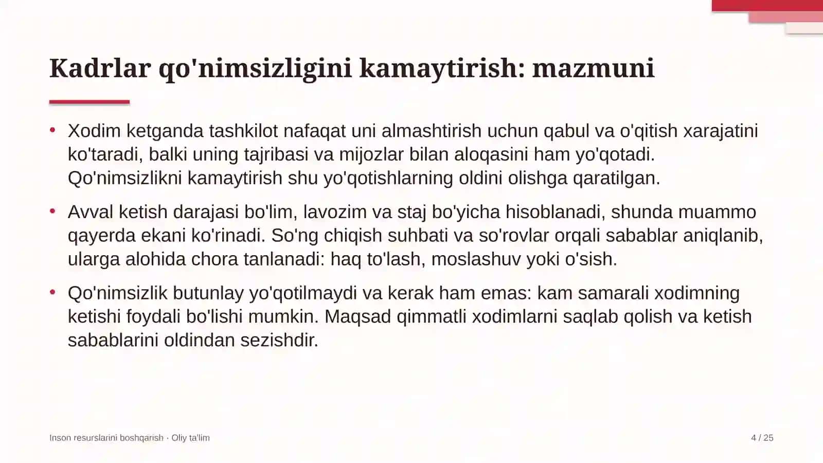 Elektromobillarni quvvatlash stansiyalarida kadrlar qo'nimsizligini kamaytirish 4