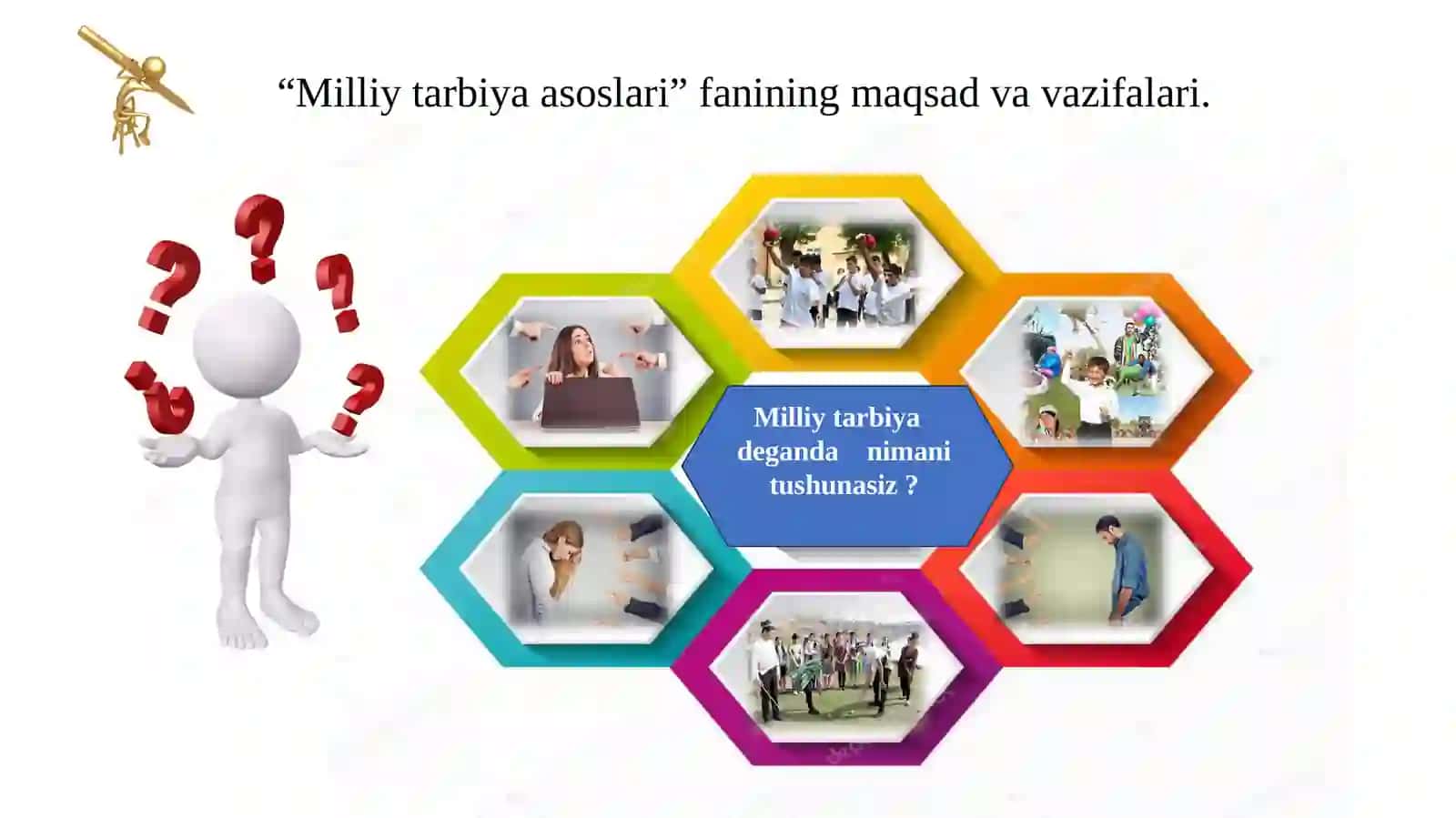 "Milliy tarbiya asoslari" fan sifatida.Milliy tarbiya g’oyasining tarixiy pedagogik asoslari 4