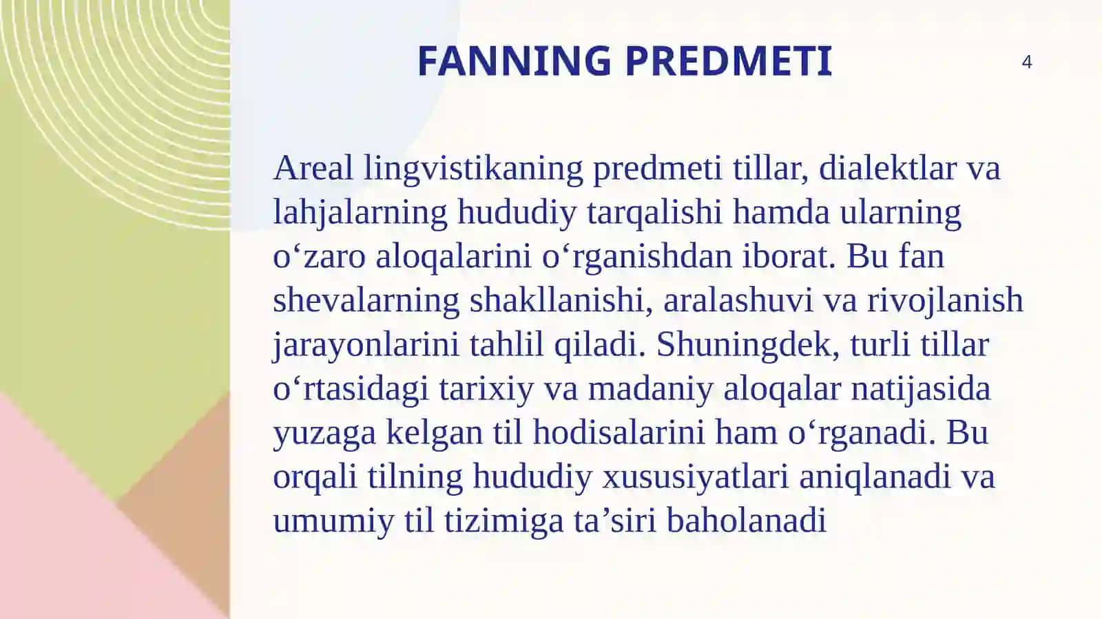 Areal lingvistika 4