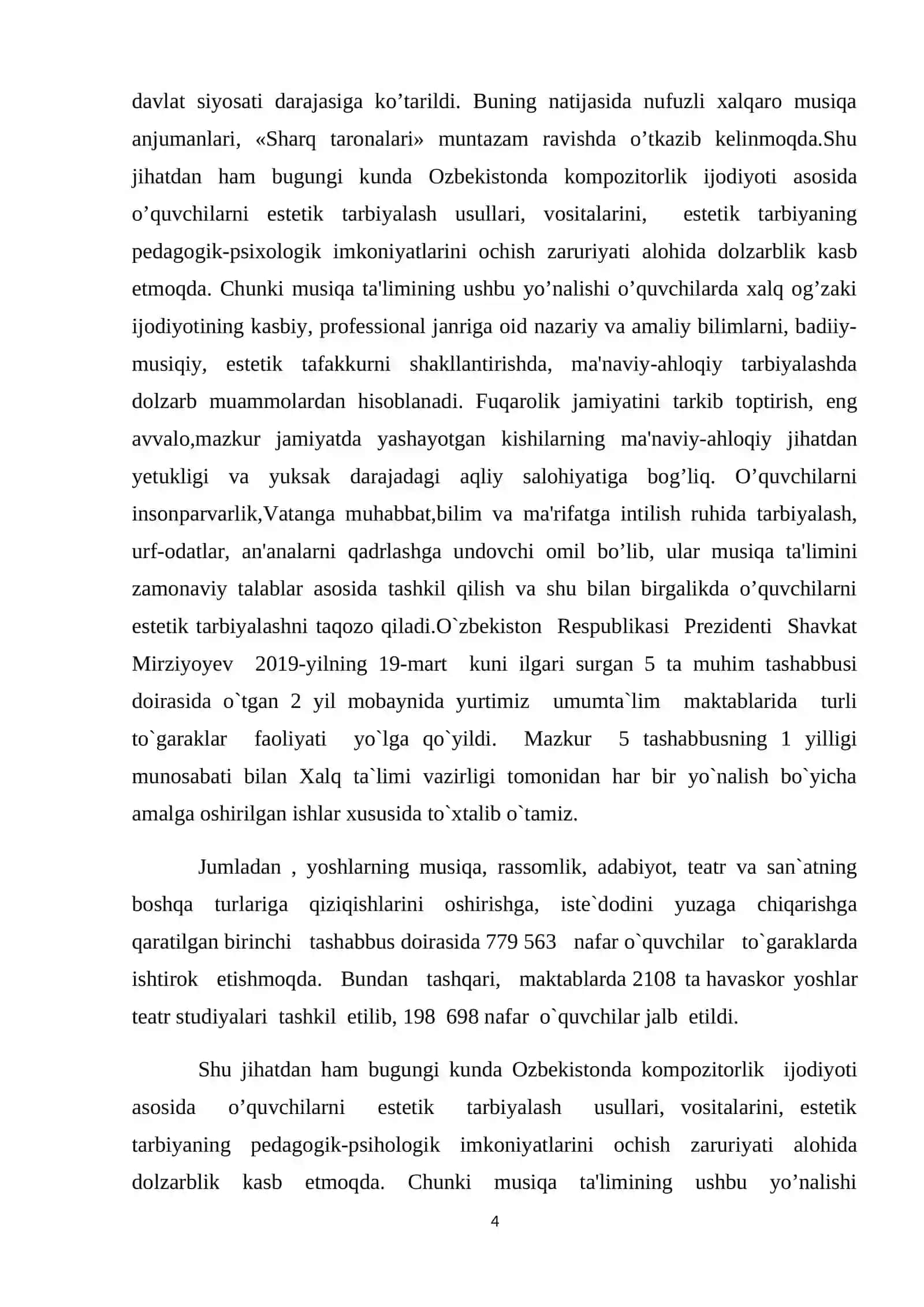 MUSIQA TA’LIM TIZIMI 4