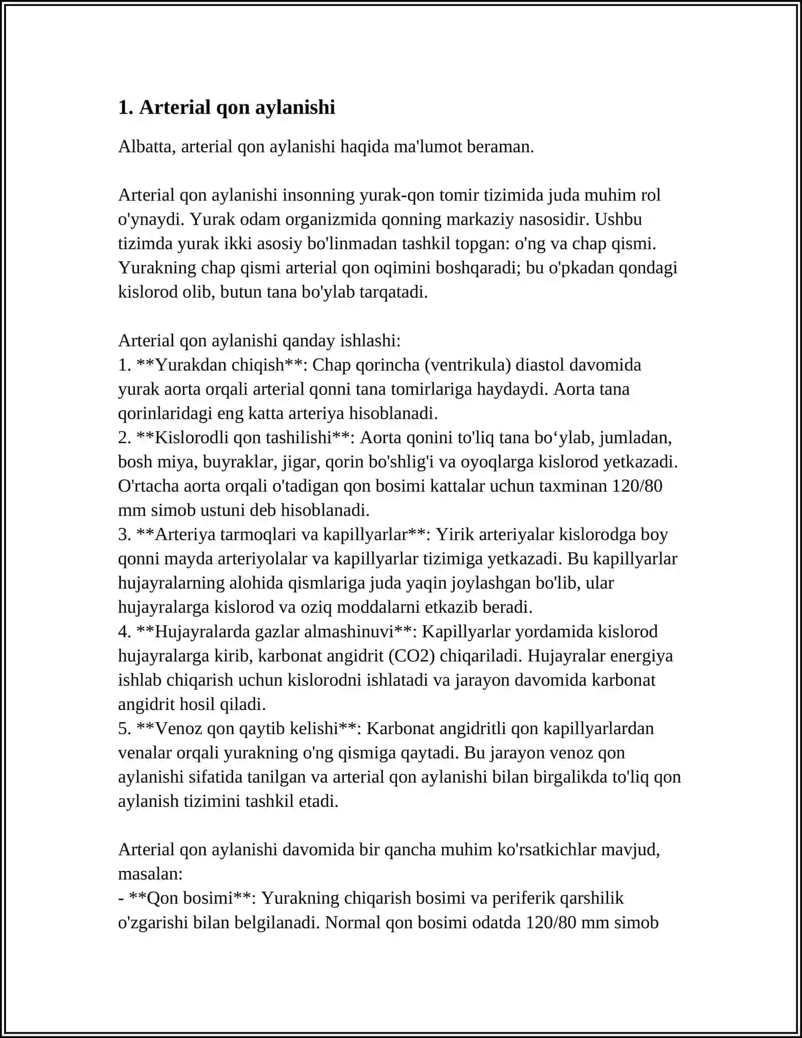 ARTERIAL BOSIMNI ANIQLASHNI FIZIK ASOSLAR. PULS TO‘LQINI 4