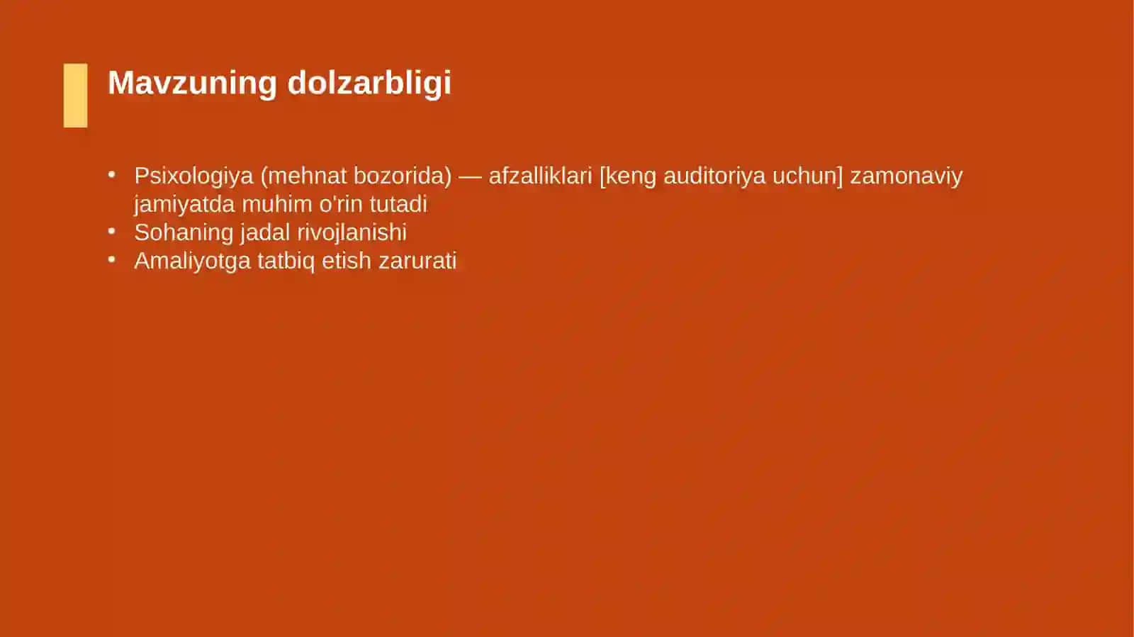 Psixologiya (mehnat bozorida) — afzalliklari [keng auditoriya uchun] 4