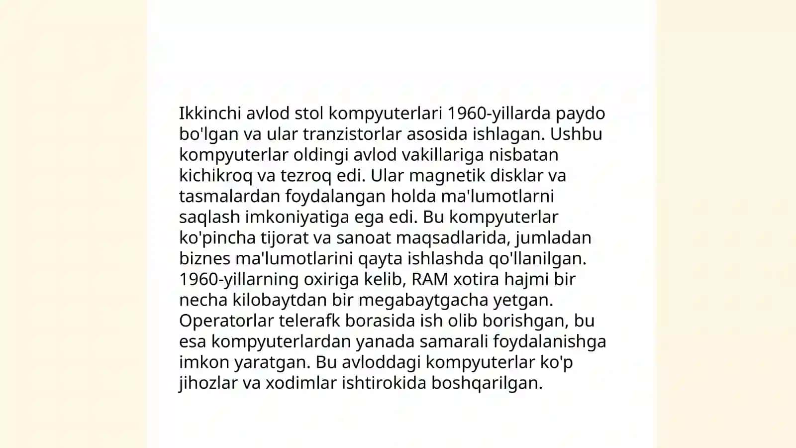 Kompyuter turlari 4