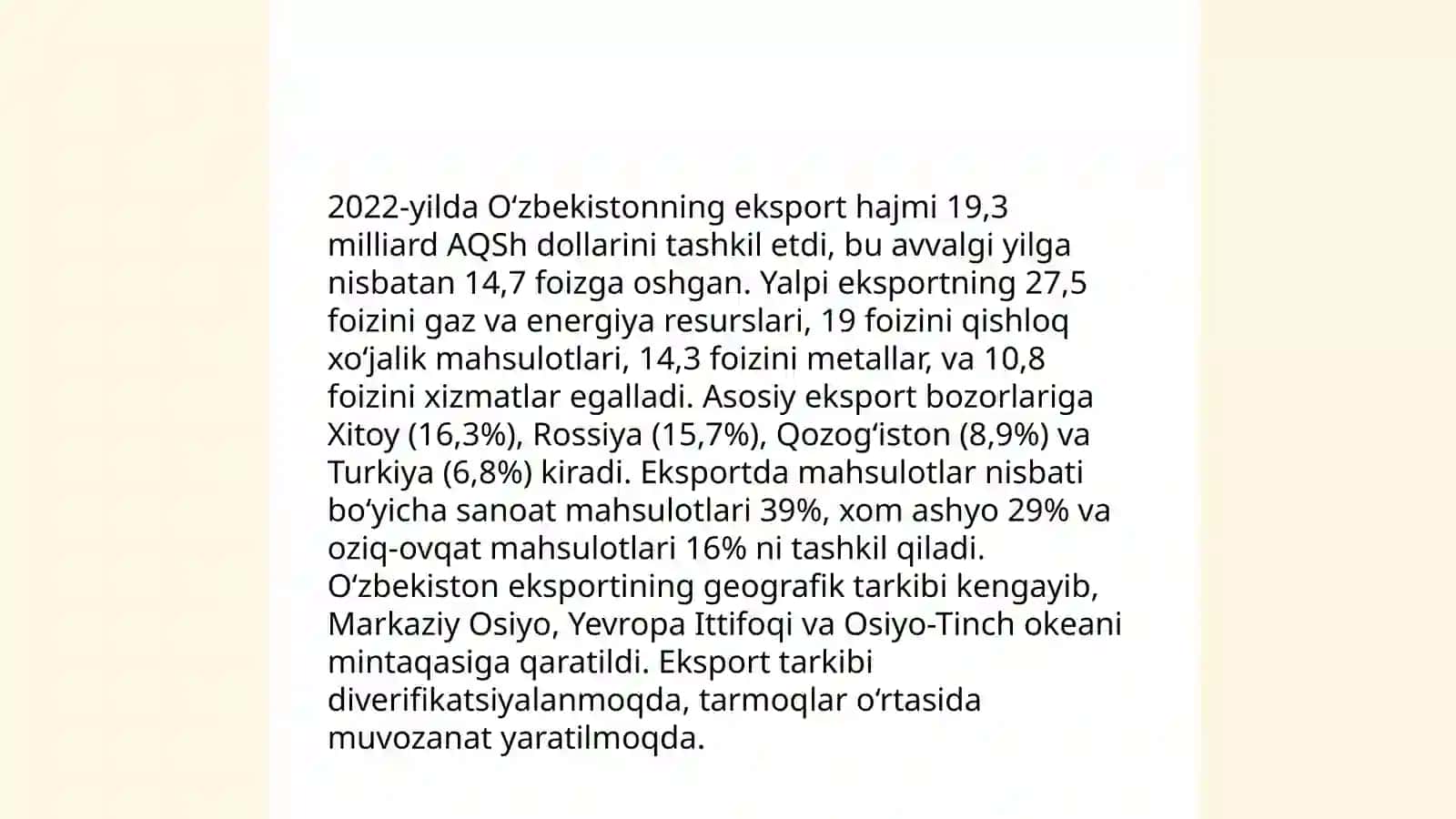 Tashqi iqtisodiy faoliyat statistikasi 4