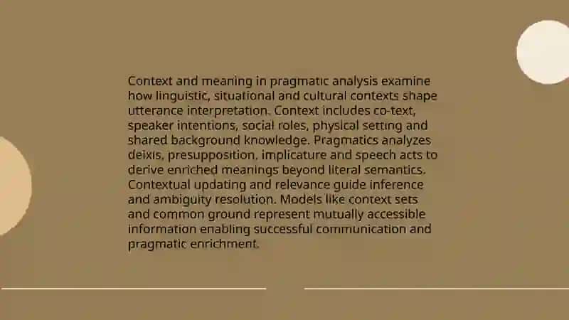 About pragmatics 4