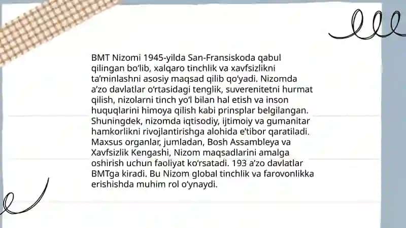 BMT ning tashkil etilishi va hozirgi holati 4