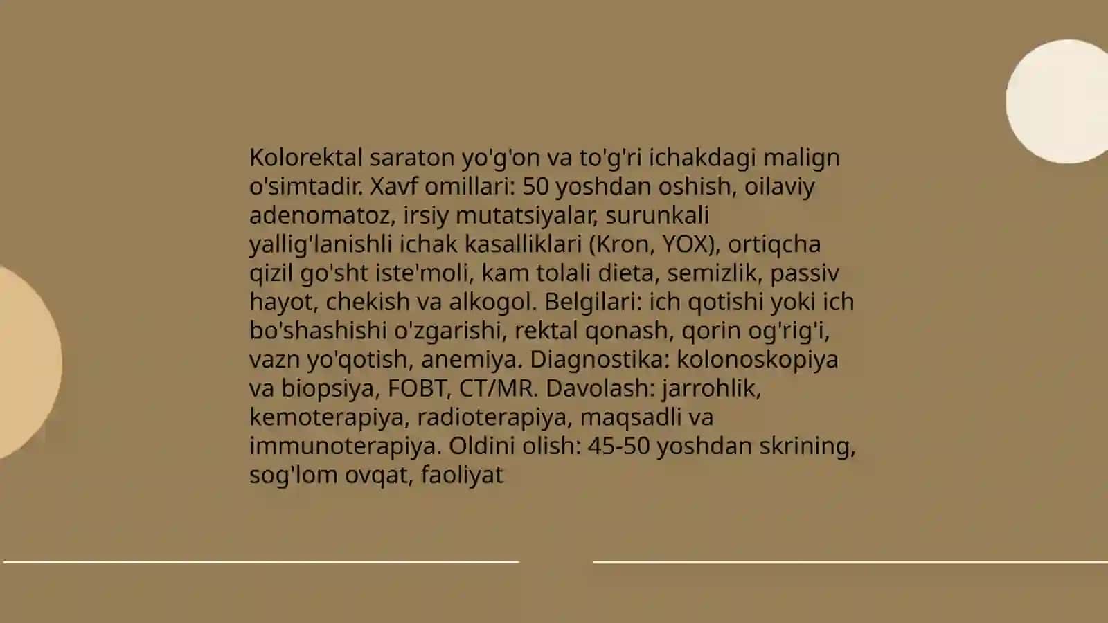 Yóğon va toğri ichak kasalliklari 4