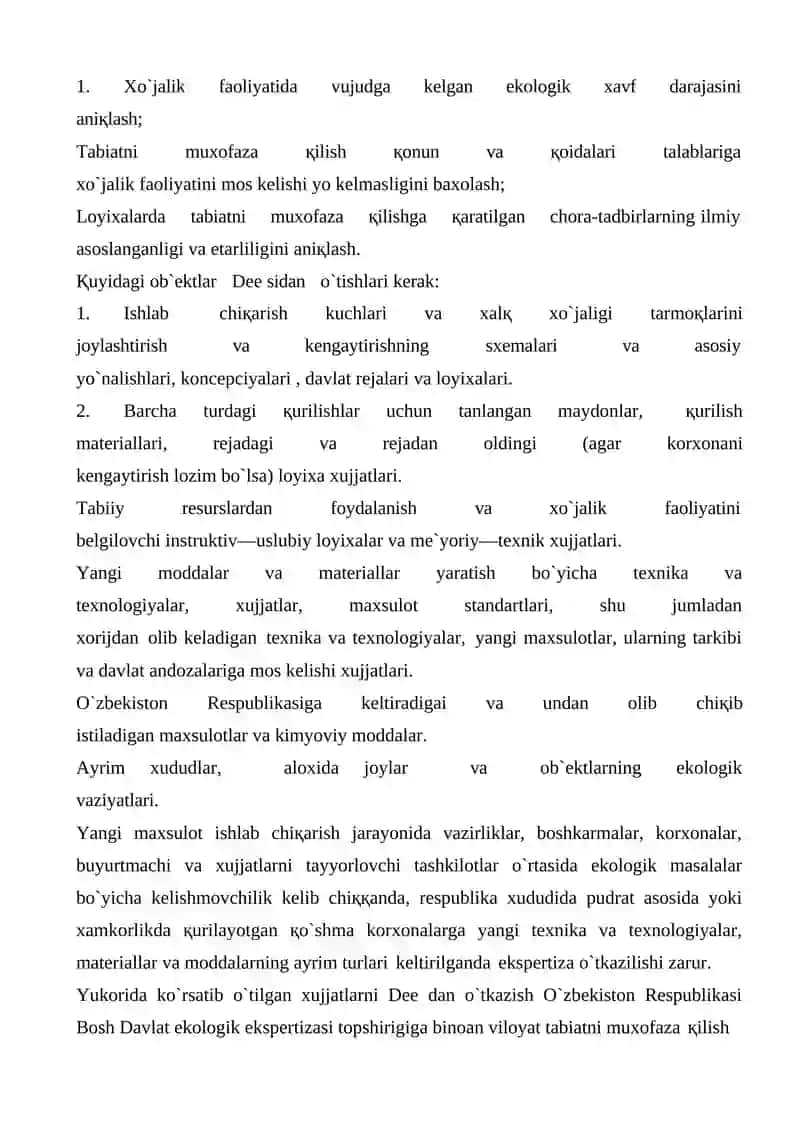 Ekologik ekspertiza va ekologik monitoring 4