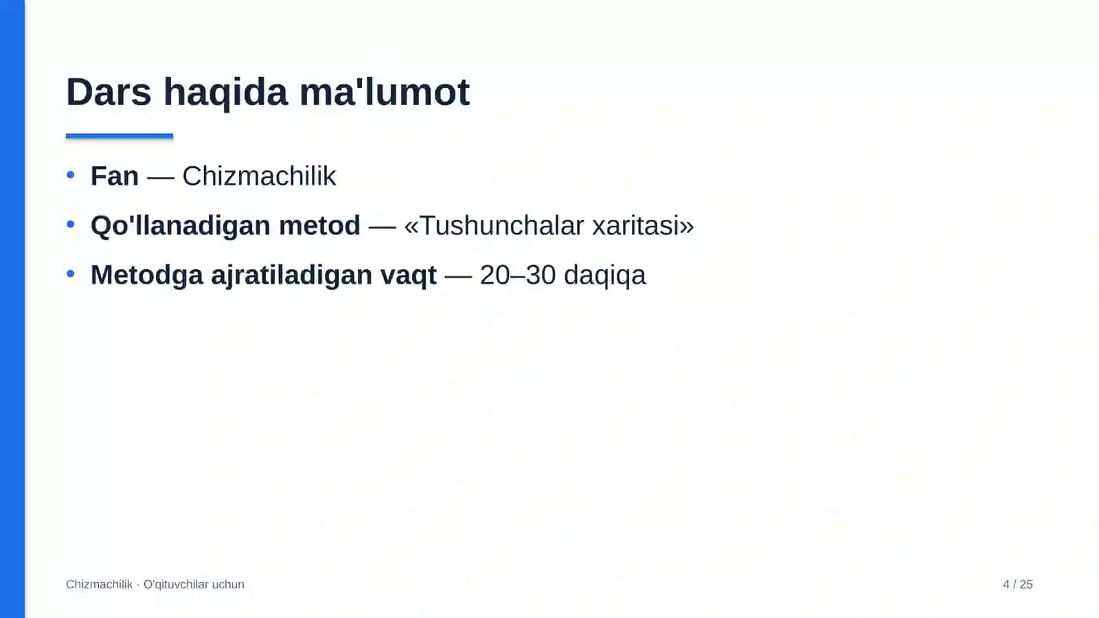 chizmachilik darslarida tushunchalar xaritasi metodidan foydalanish 8660 4