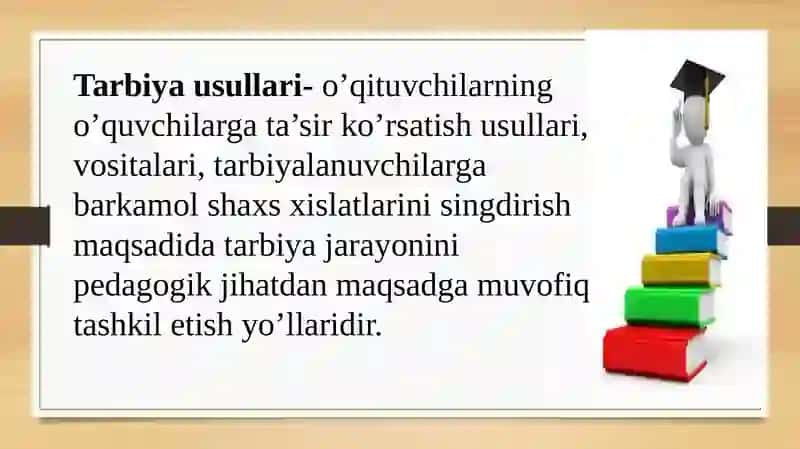 Tarbiyaviy ishlar metodikasi fanining asosiy maqsadi va vazifalari 4