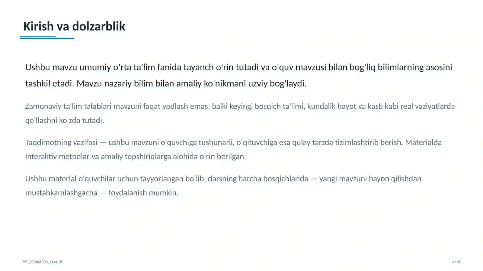 Moliyaviy savodxonlik maktabda 4
