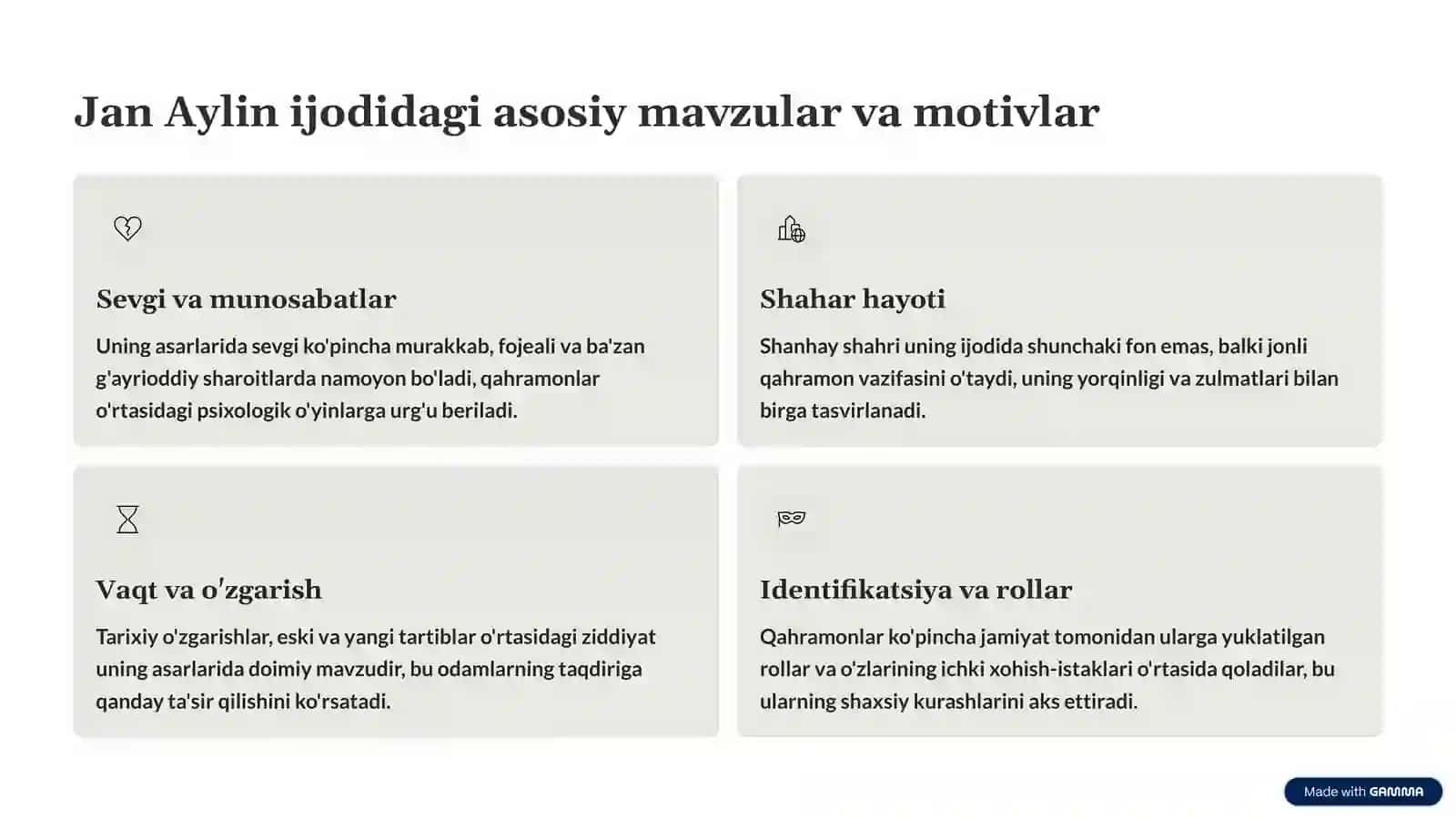 Jan Aylin hayoti va ijodi 4