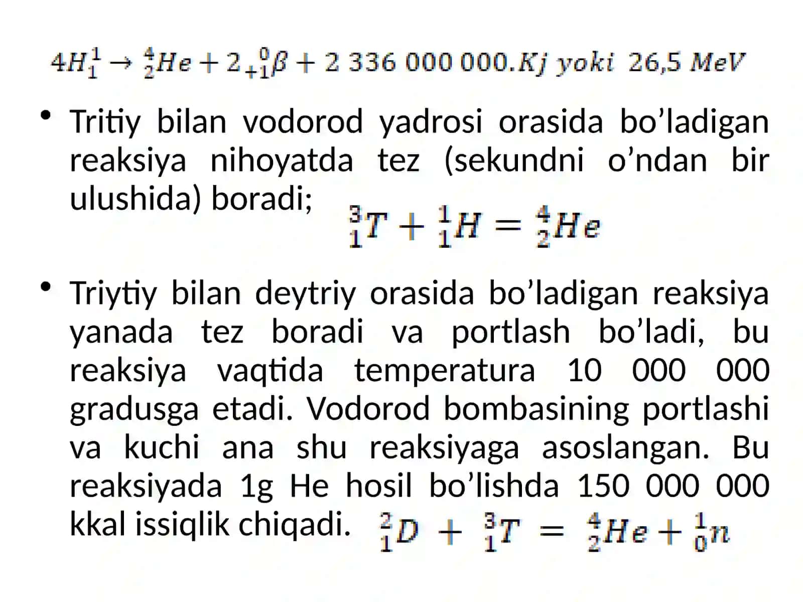 Birinchi ning s-elementlari 4