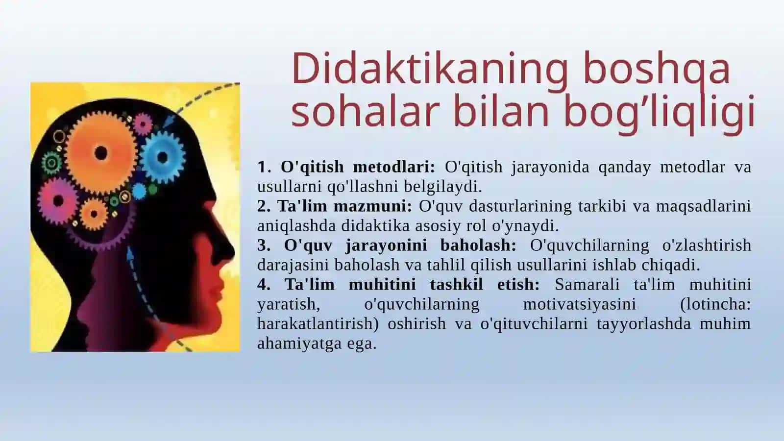 Ta'limjarayonining mohiyati 4