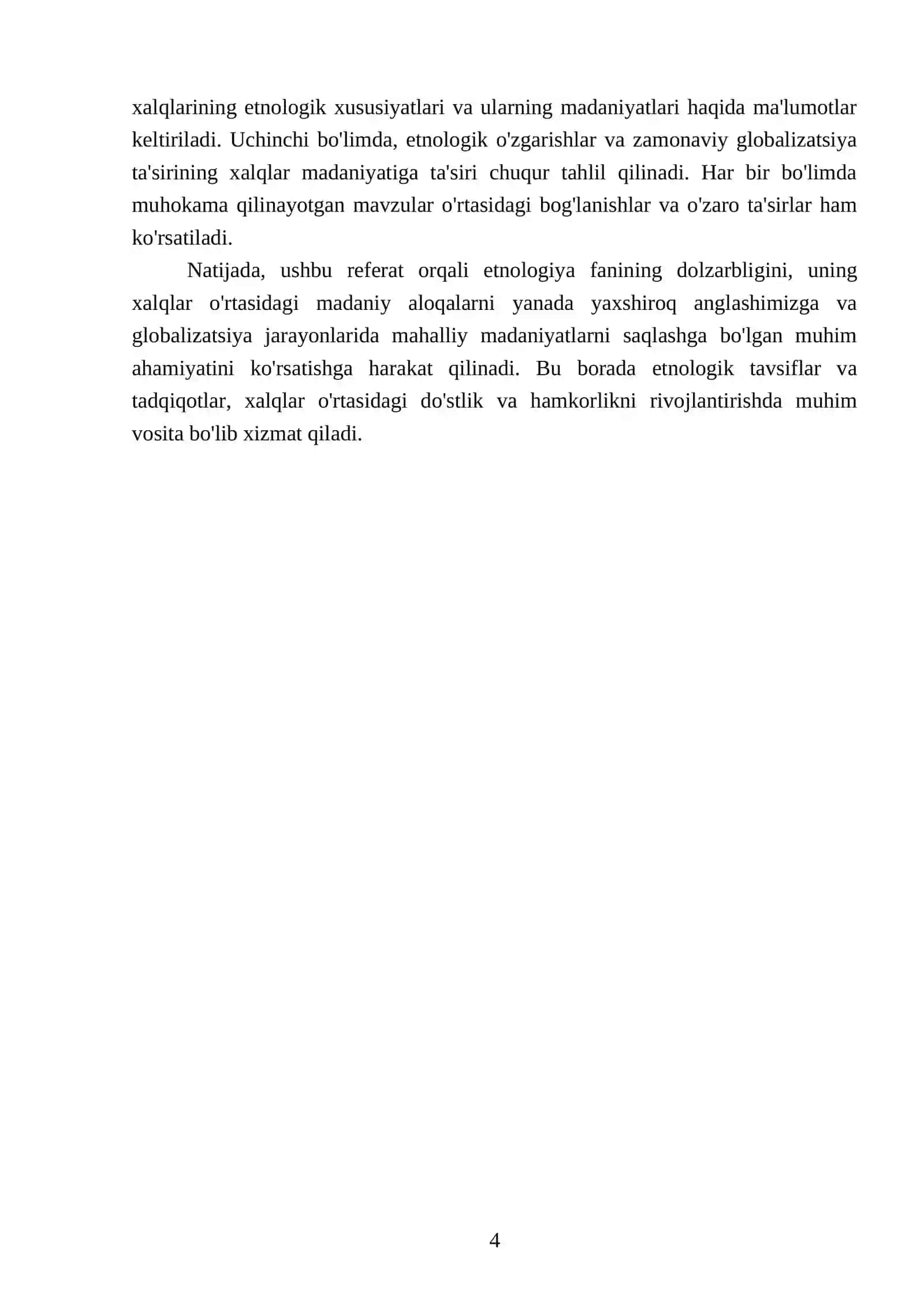 Dunyo xalqlarining etnologik tavsifi 4