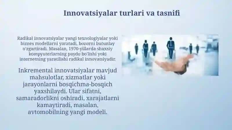 Innovatsion menejment: mazmuni va vazifalari 4