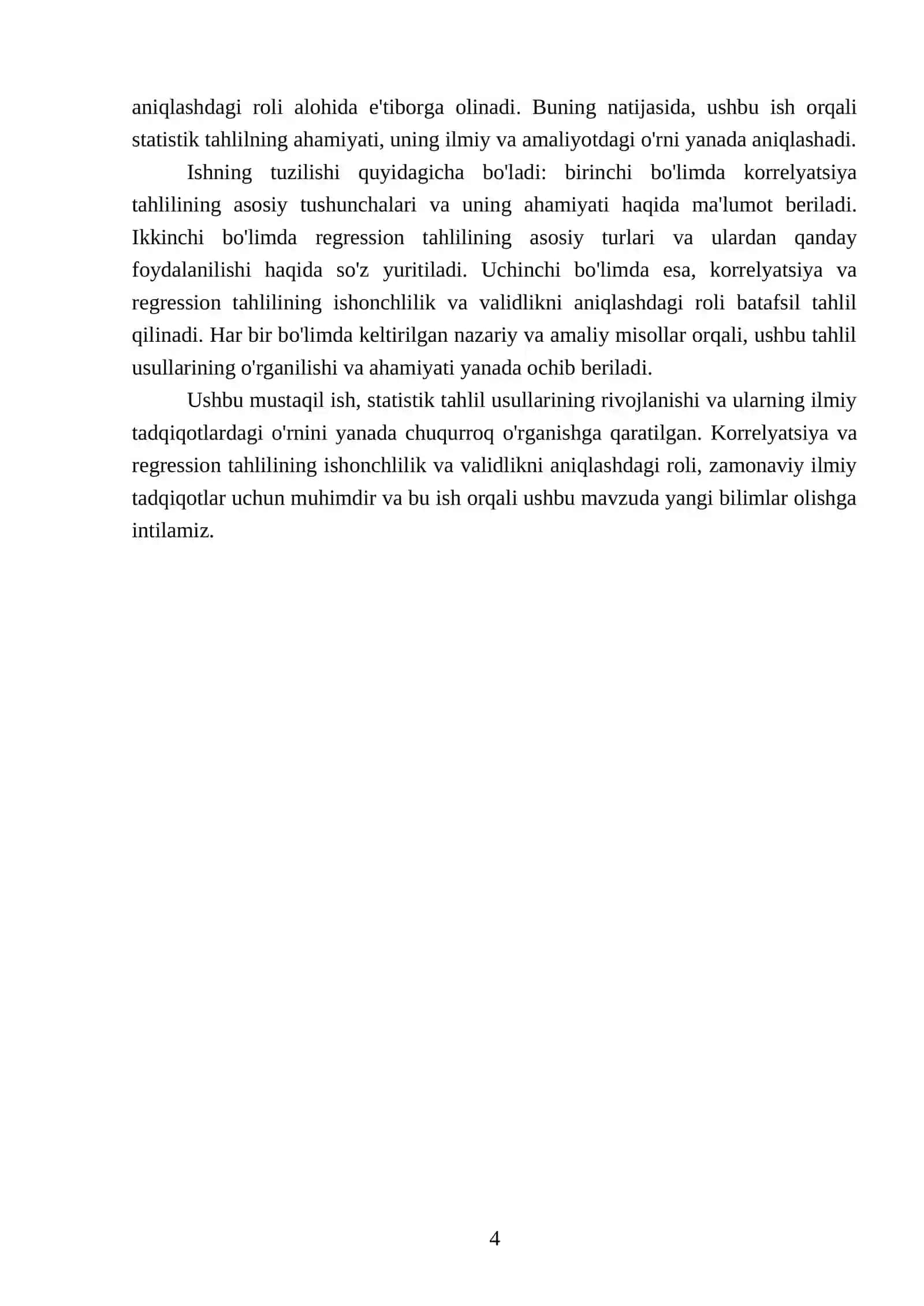 Korrеlyatsiya tahlili va rеgrеssion tahlil 4