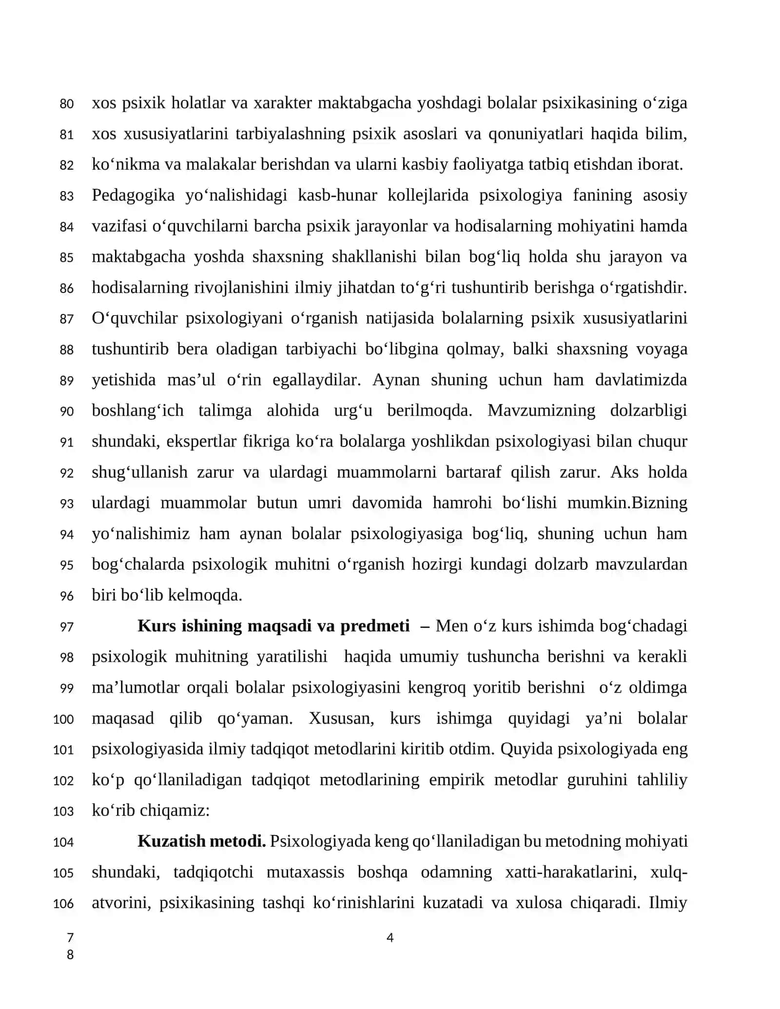Bog‘chada psixologik muhitni ta’minlash 4