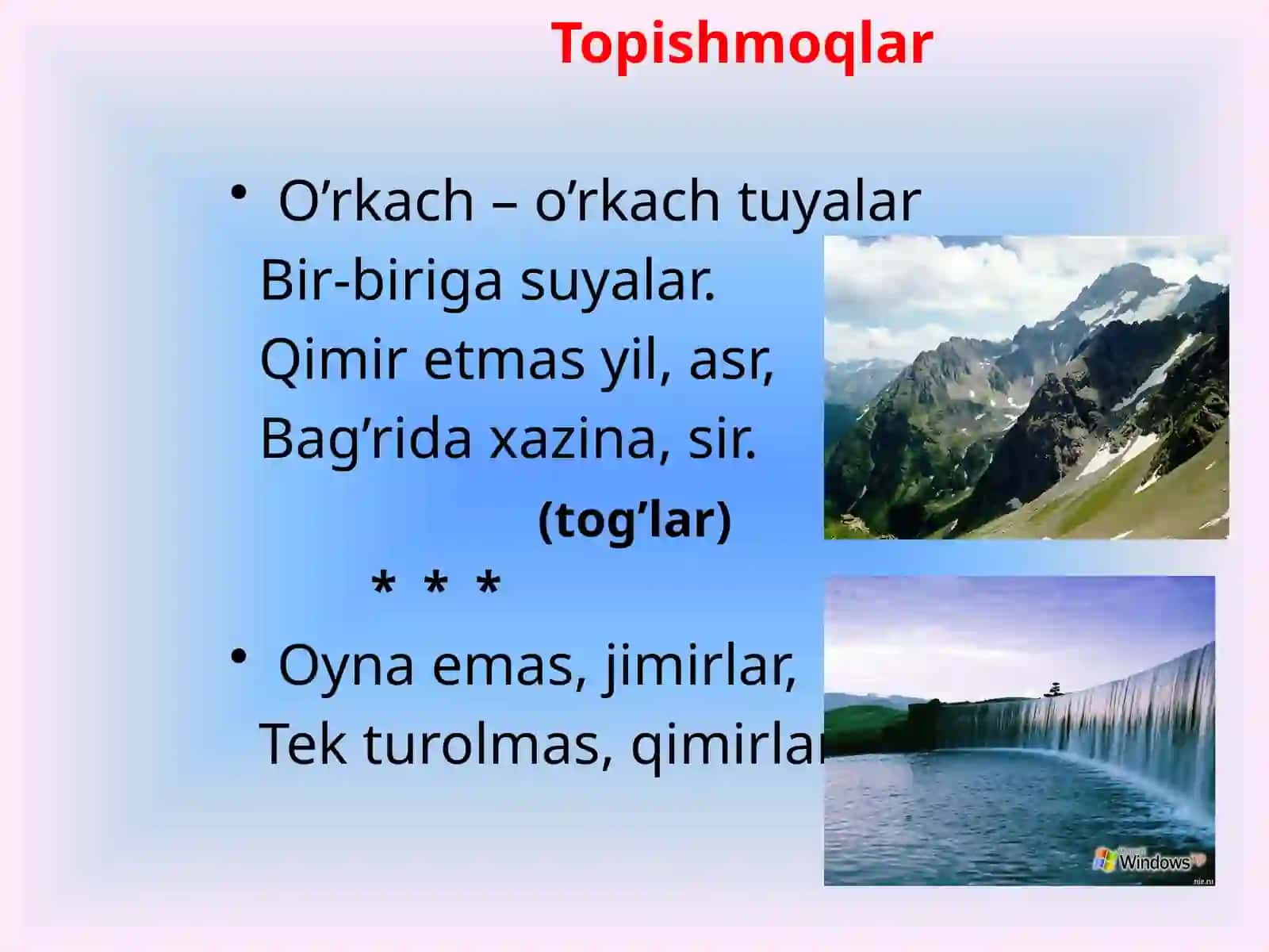 1-sinf da o’qish dasrlarining vazifasi va o’quvchilarning o’qish malakasini takomillashtirish 4
