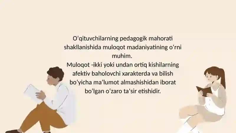 Yosho’qituvchi pedagogik mahoratini takomillashtirish 4