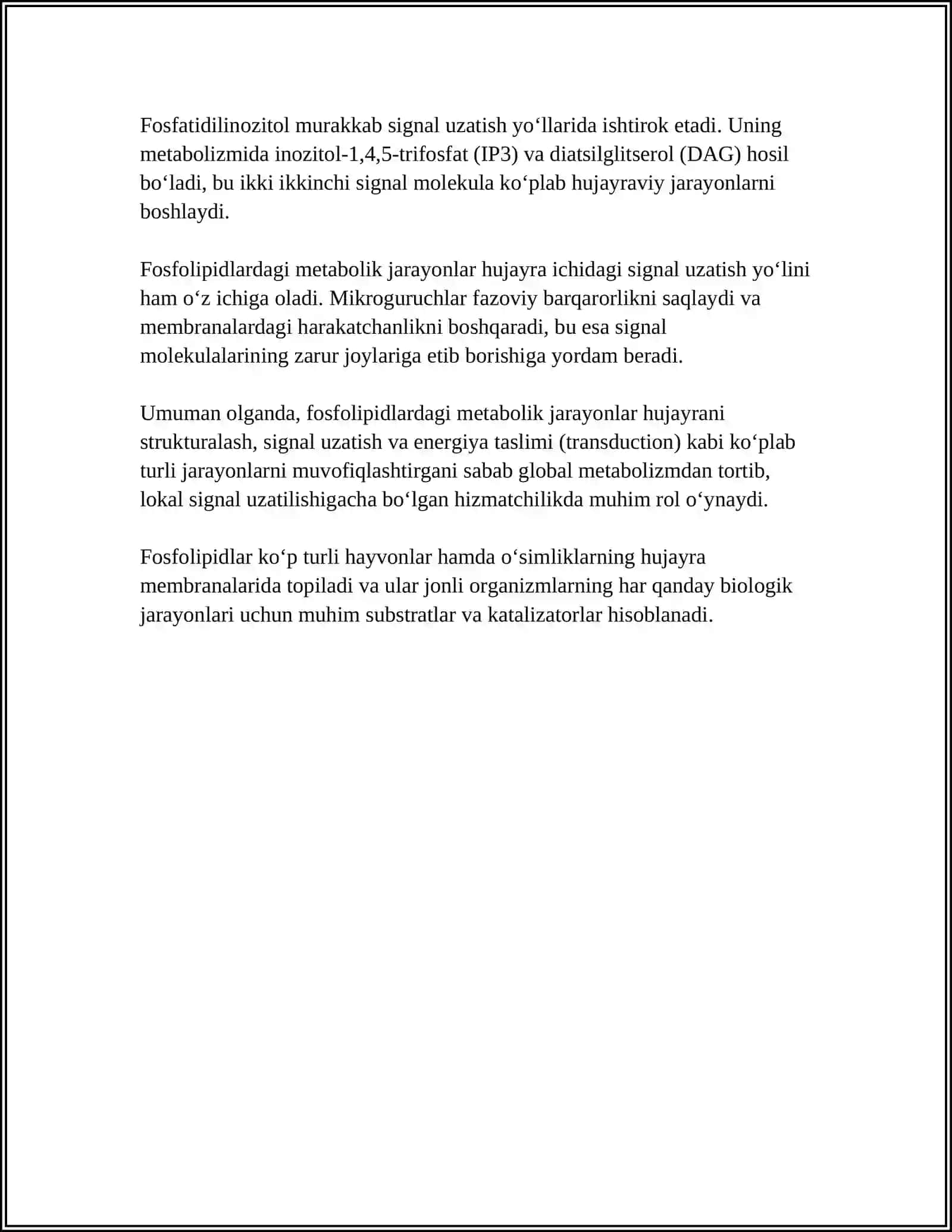 FOSFALIPIDLAR ALMASHINUVI BUZILISHI 4