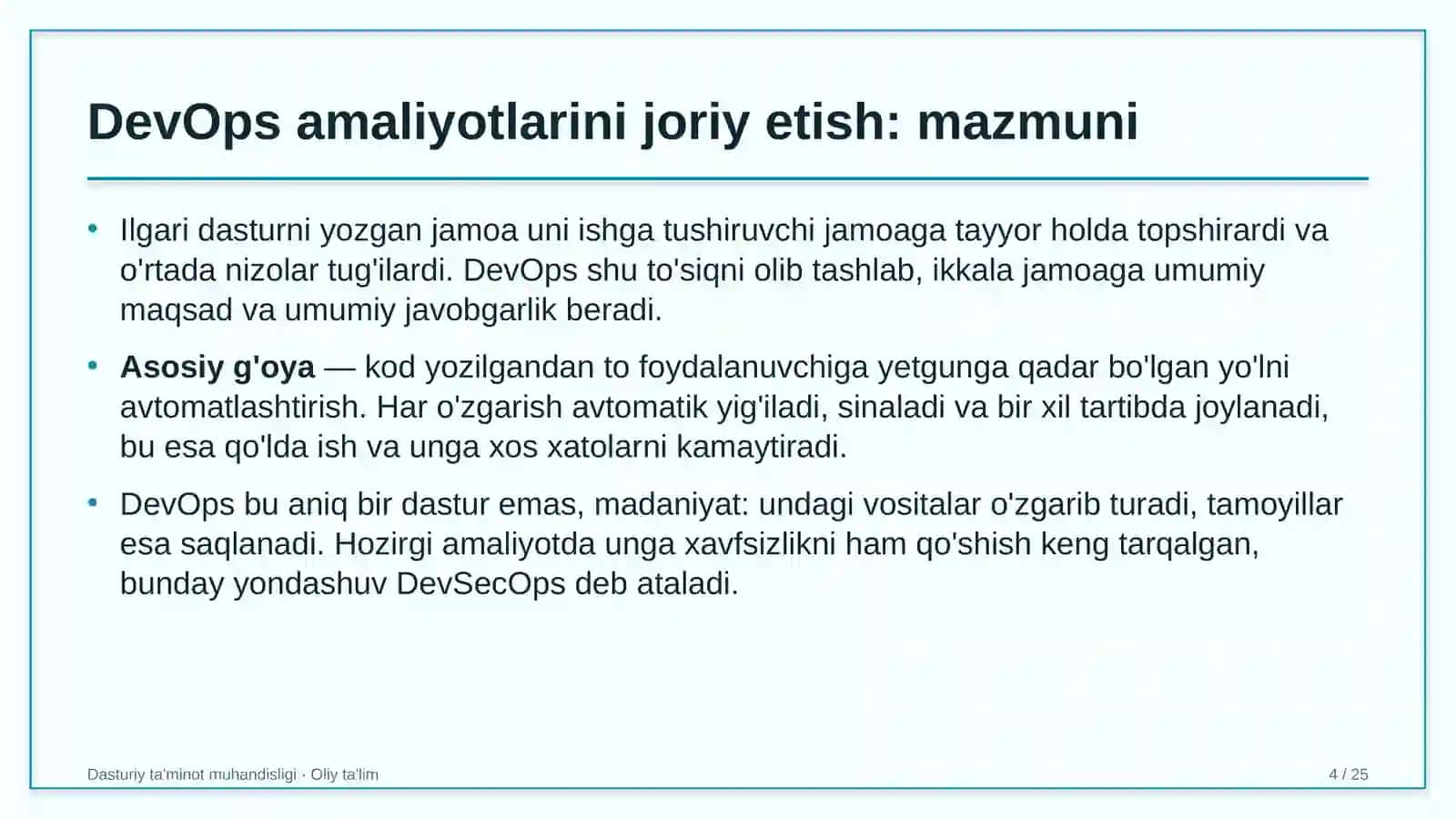 qishloq xo'jaligi mashinasozligida devops amaliyotlarini joriy etish 2831 4