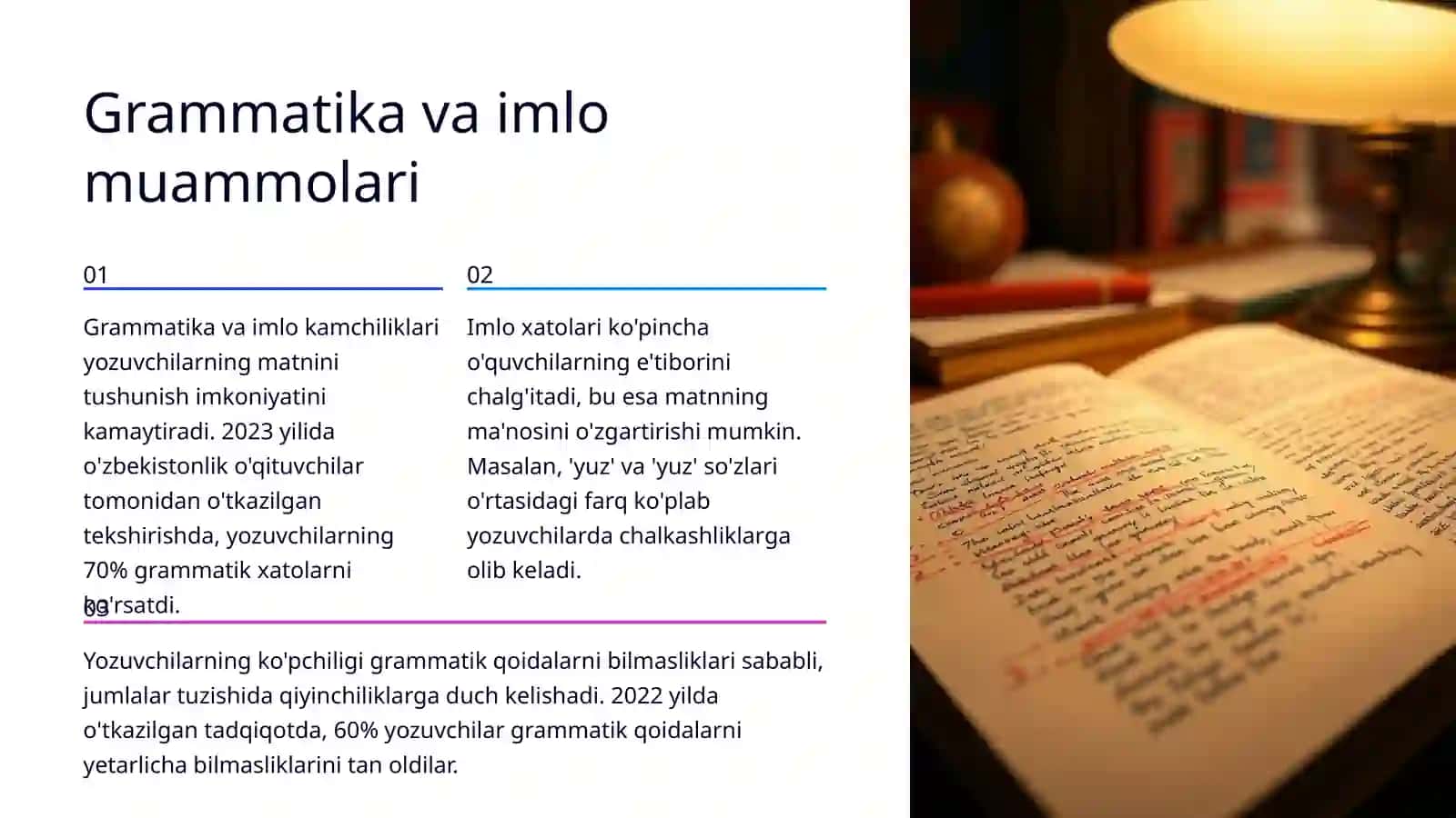 Yozishdagi kamchiliklar 4