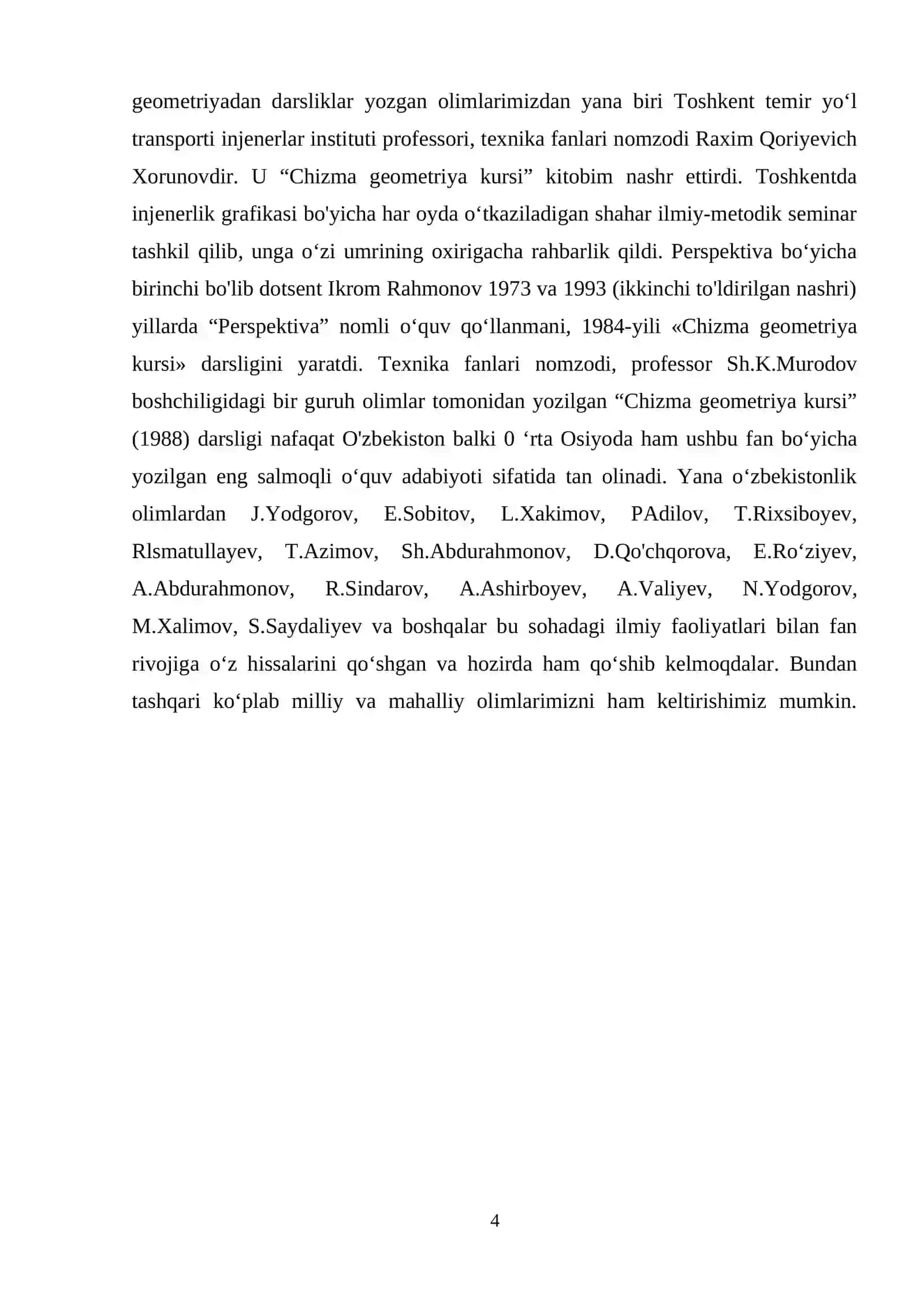 Chizmachilik 4