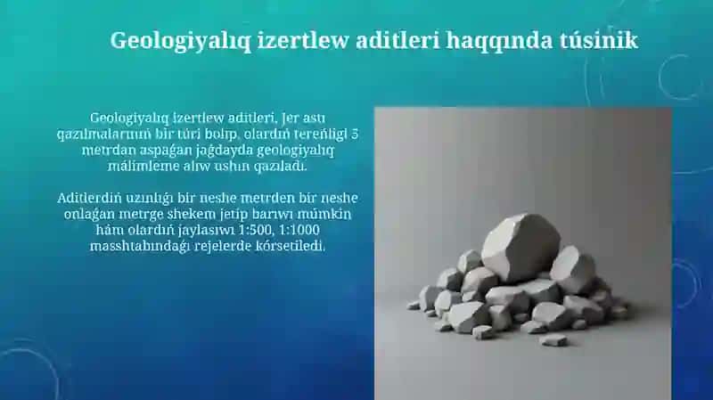 Geologiyalıq izertlew laximlari 4