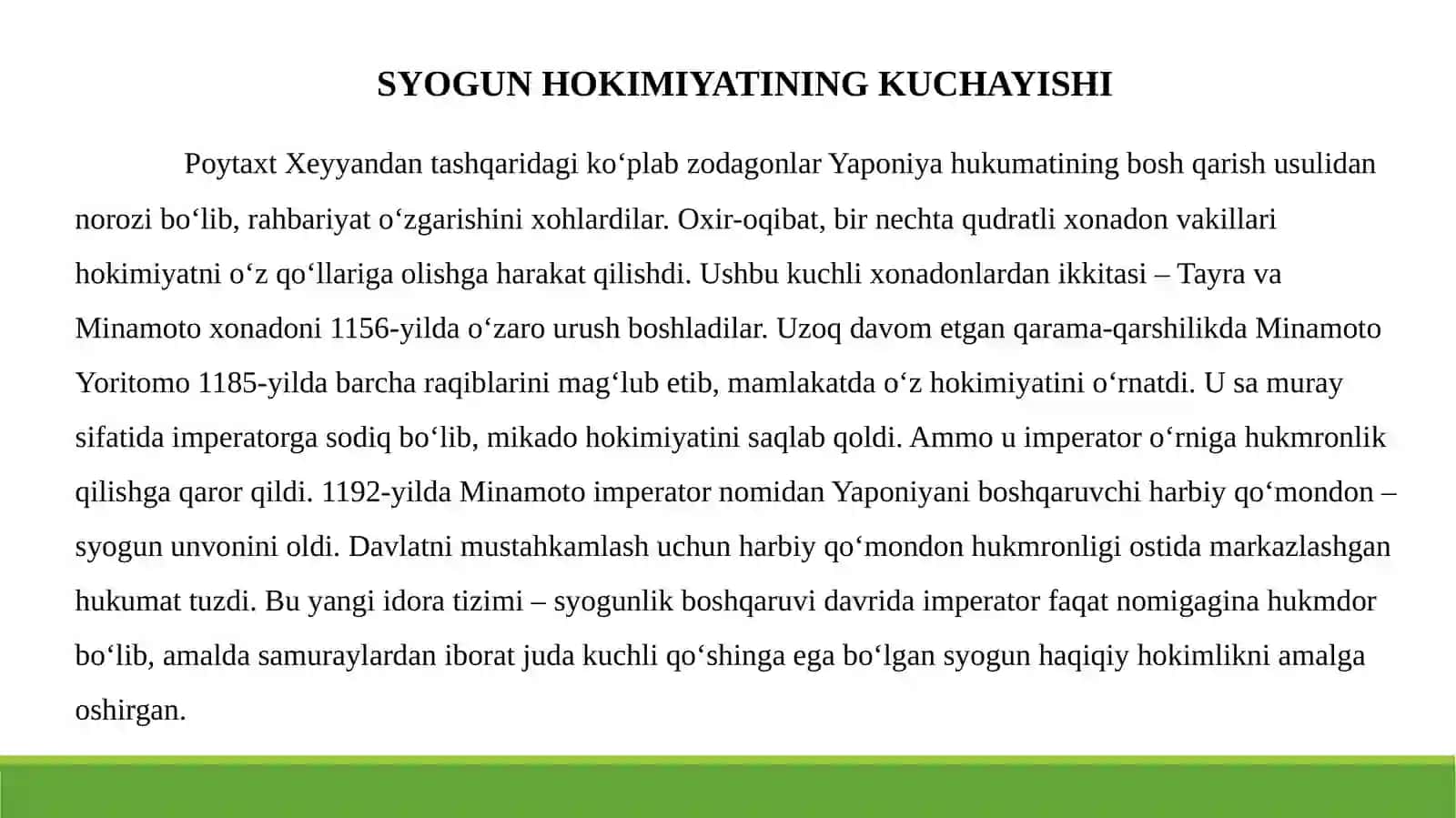 O‘rtaasrlarda Yaponiya va Koreya 4