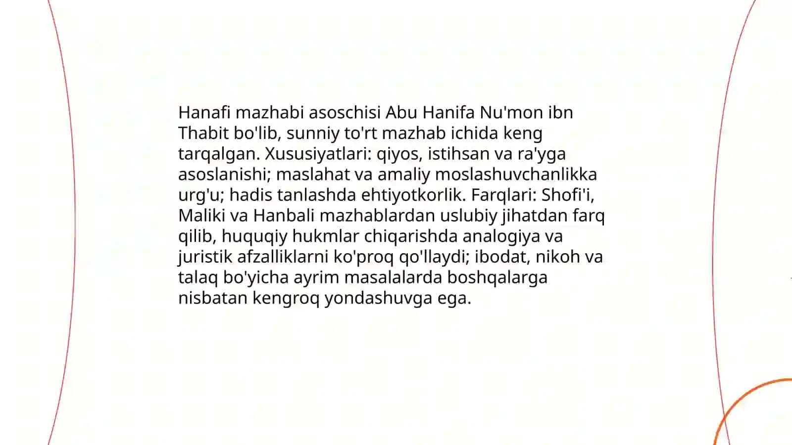 Islom dinidagi mazhablari nechta va qanday, ularning bir biridan farqi nimada 4