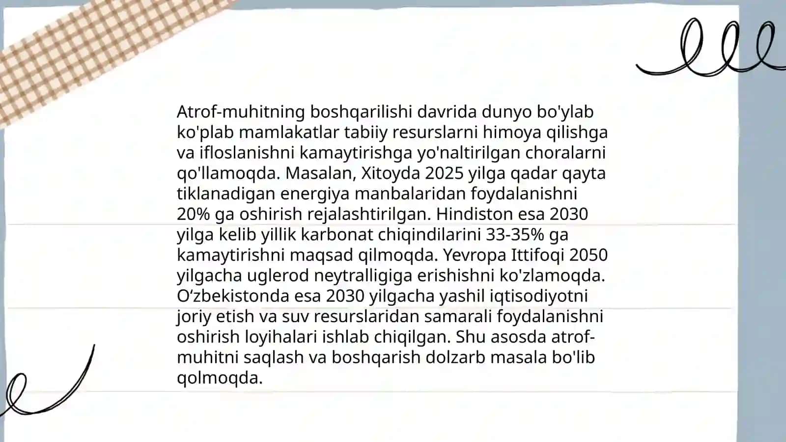 Umumiy ekologiya qonunlari 4
