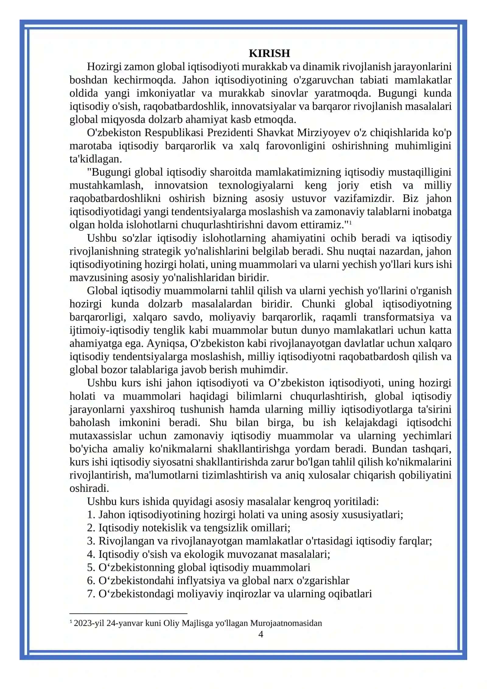 Jahonning global iqtisodiy muammolari 4