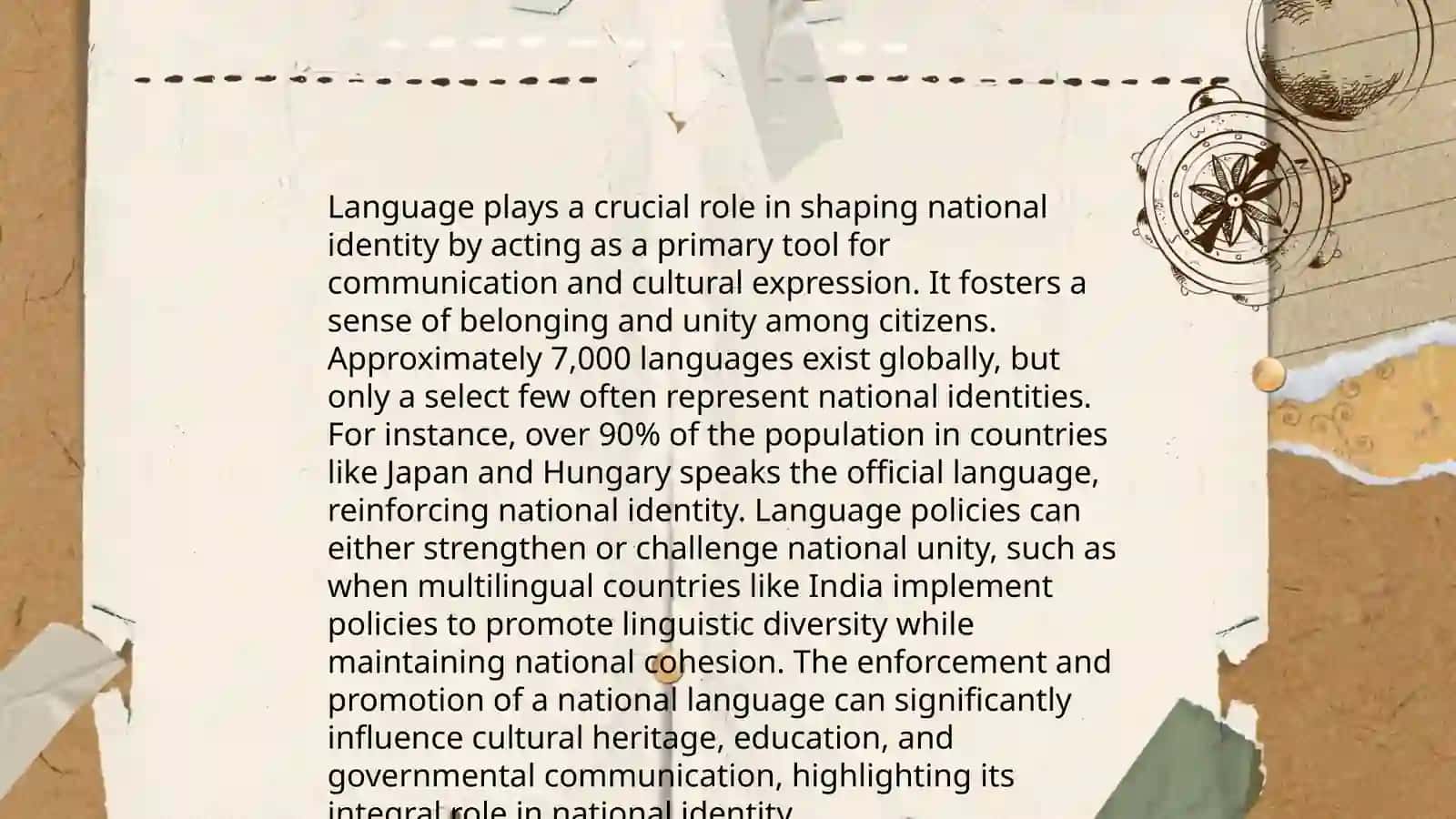 National and official languages 4