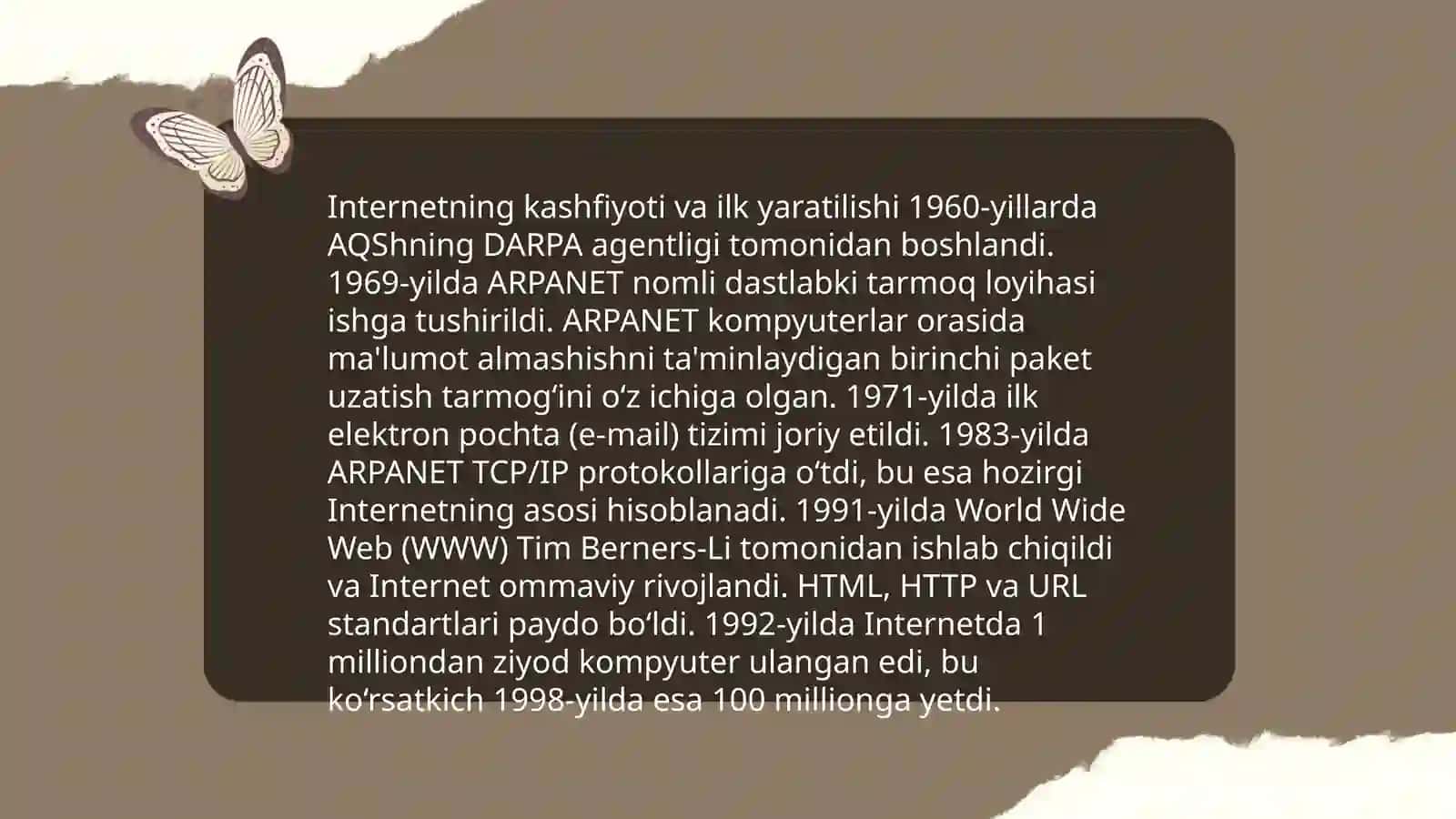 Internetning paydo boʻlish tarixi 4