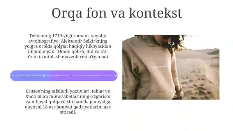 Robinzon Kruzo asari 4