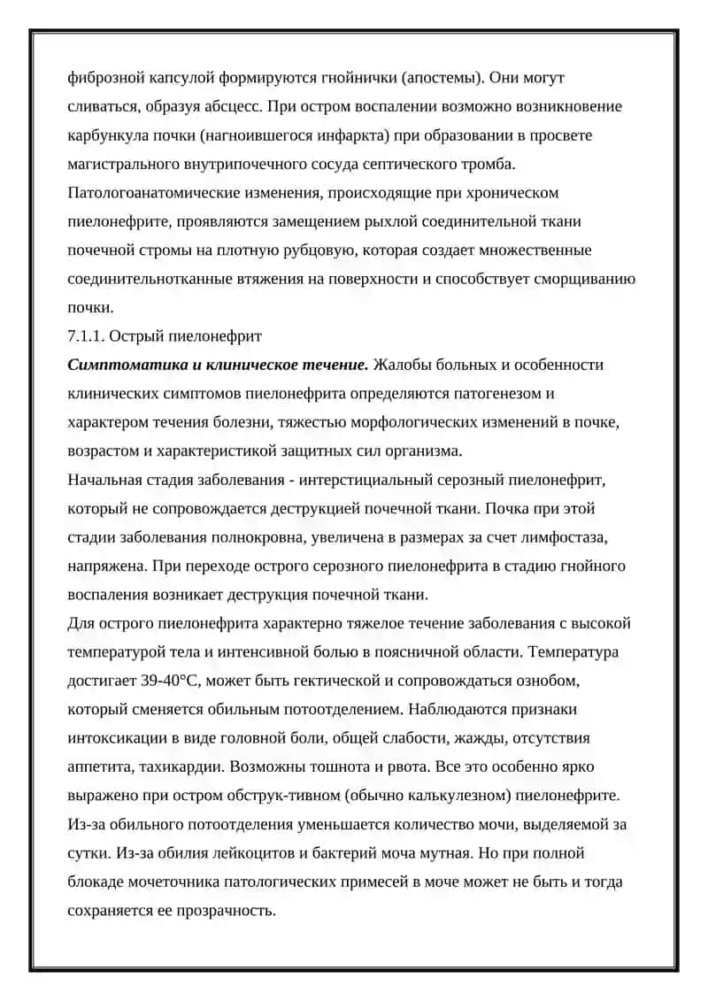 Пиелонефрит - самая частая болезнь 4