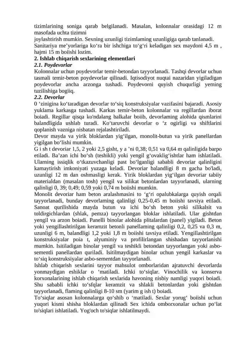 Sanoat Binolari Tarifi va Turlari 4
