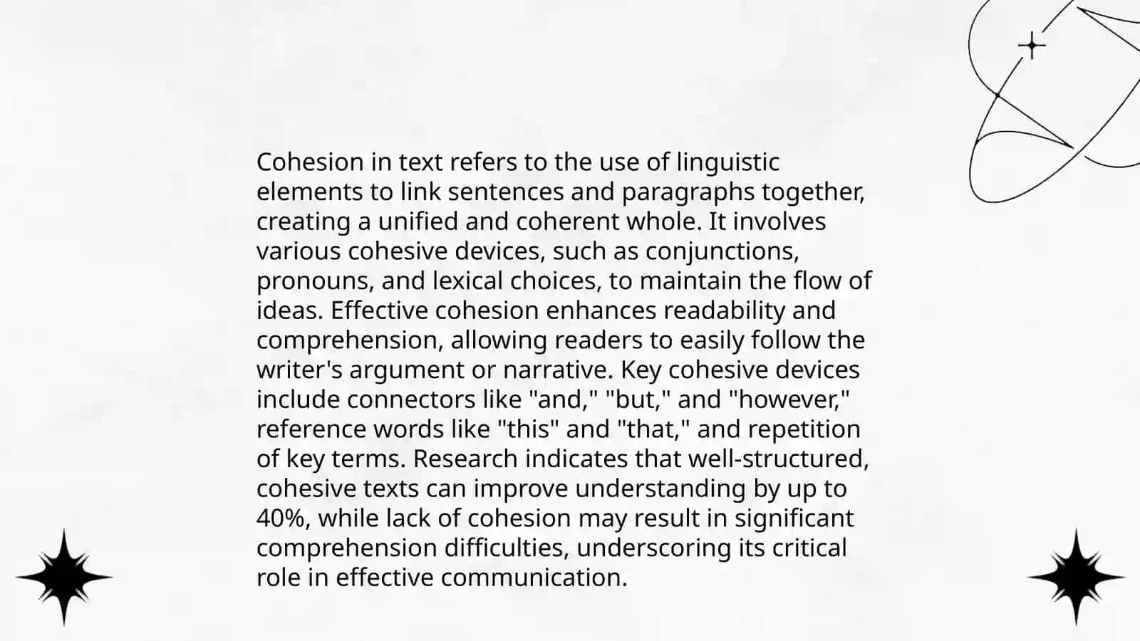 What is cohesion in grammar? 4