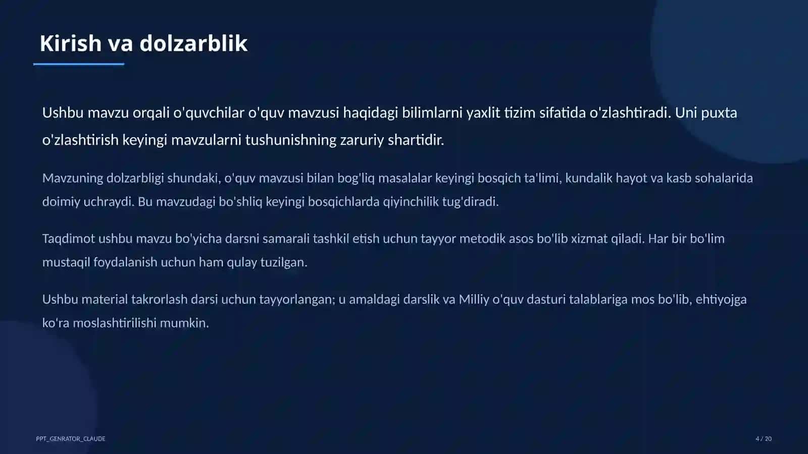 Boshlang'ich sinf o'qituvchilari uchun milliy sertifikat: B+ daraja va 15% ustama (2026) 4