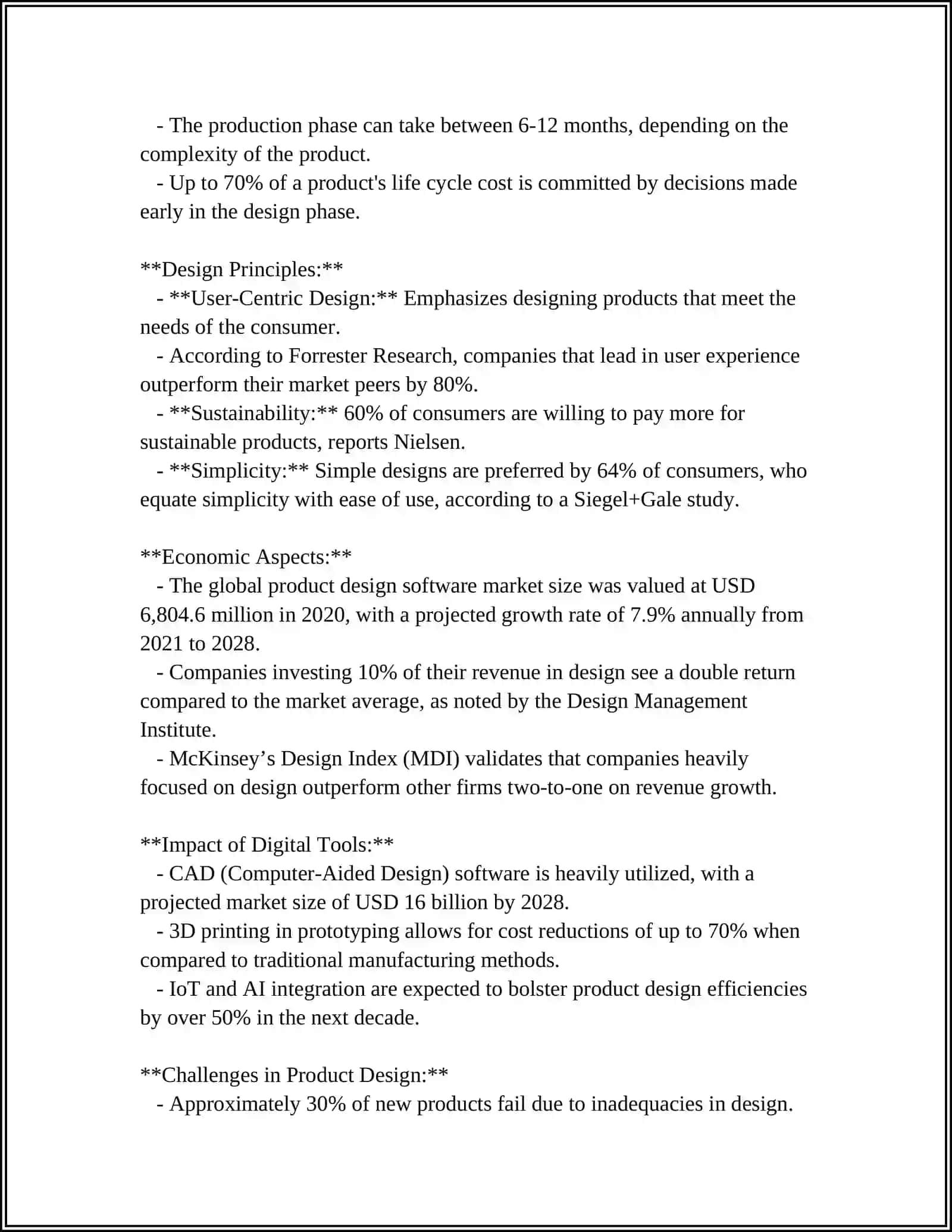 PRODUCT CHARACTERISTICS 4