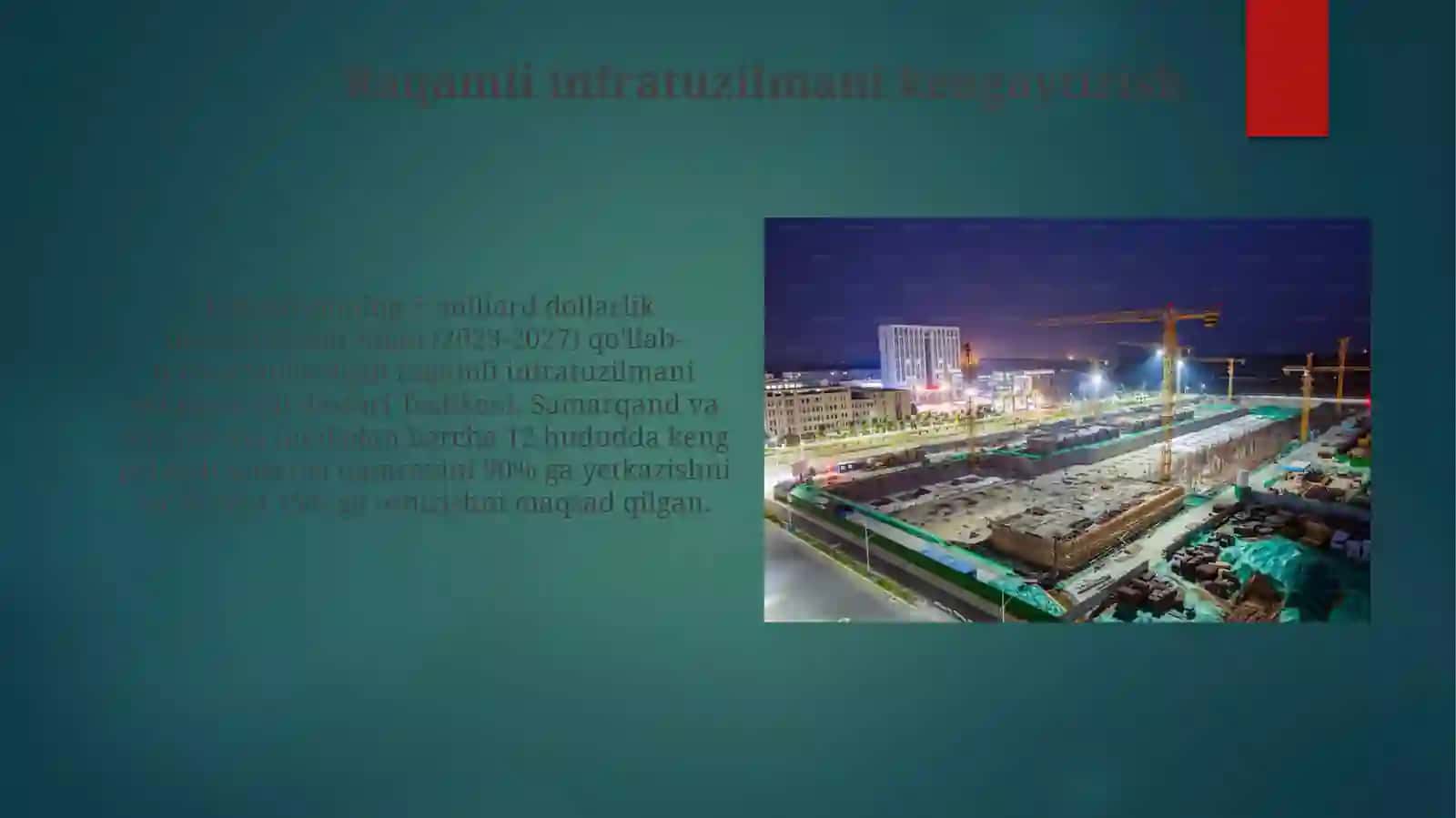 Kapitalqurilishning mustaqil O‘zbekiston kelajagini bunyodetishda tutgano‘rni 4