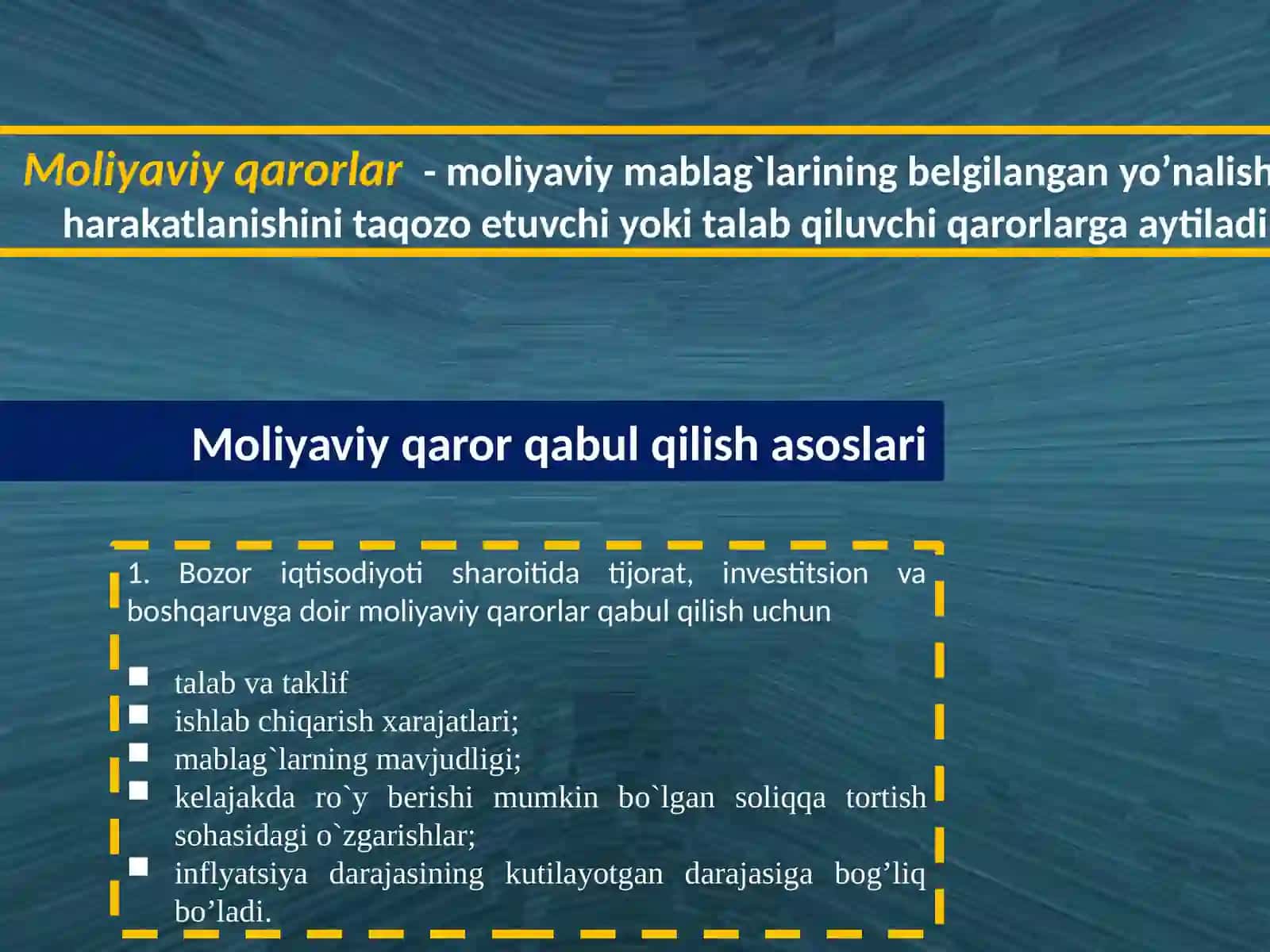 Moliyaviyqarorlar 4