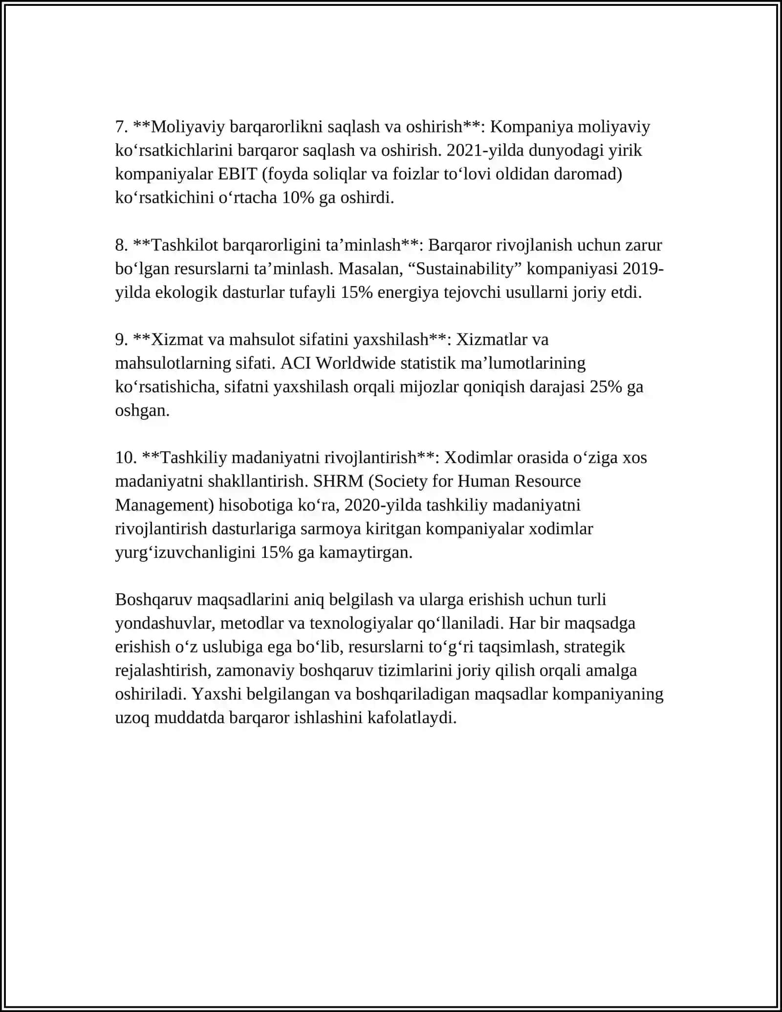 BOSHQARUV MAQSADI VA FUNKSIYALARI 4