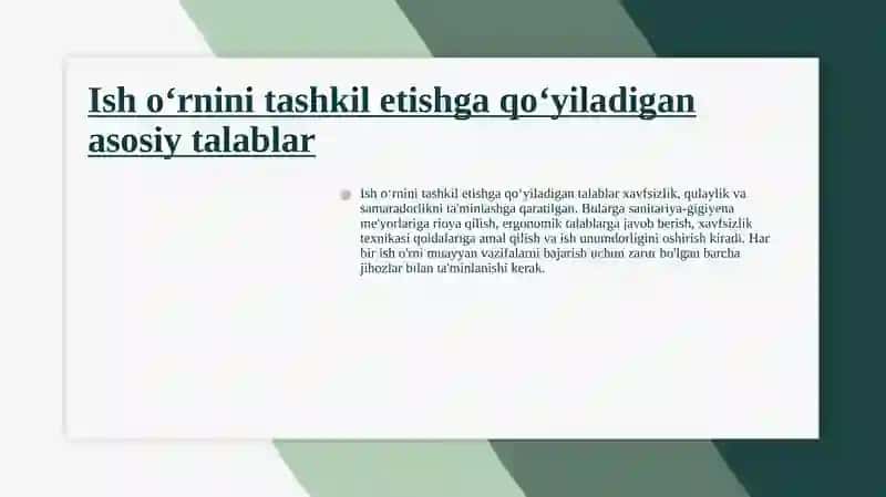 Hayot faoliyati havfsizligi 4