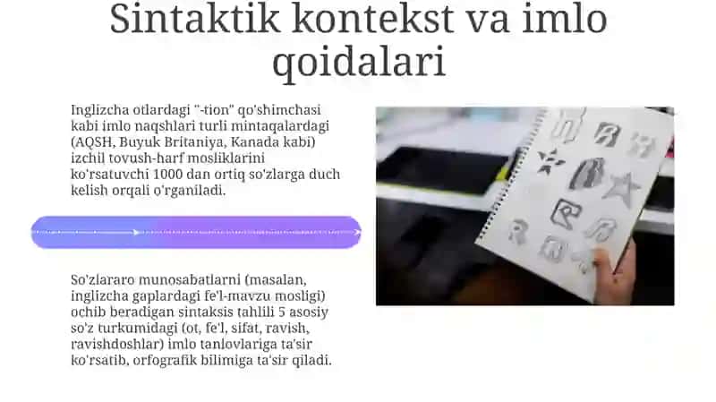 So'z turkumlarini oʻrganishda hosil qilinadigan orfagrafik bilimlar 4