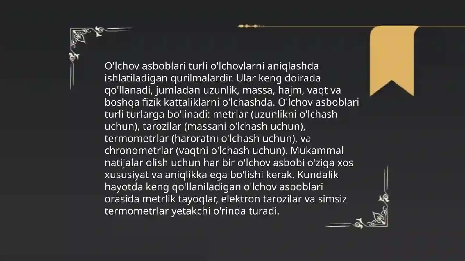 Tabiiy sonda natijalarni o'lchash 4