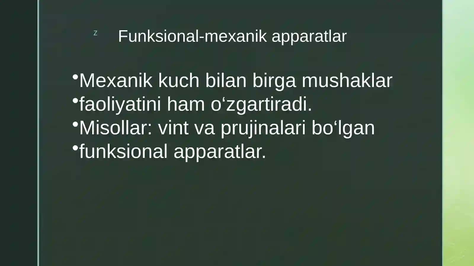 Ortodontiya da apparatlar bilan davolash usuli 4