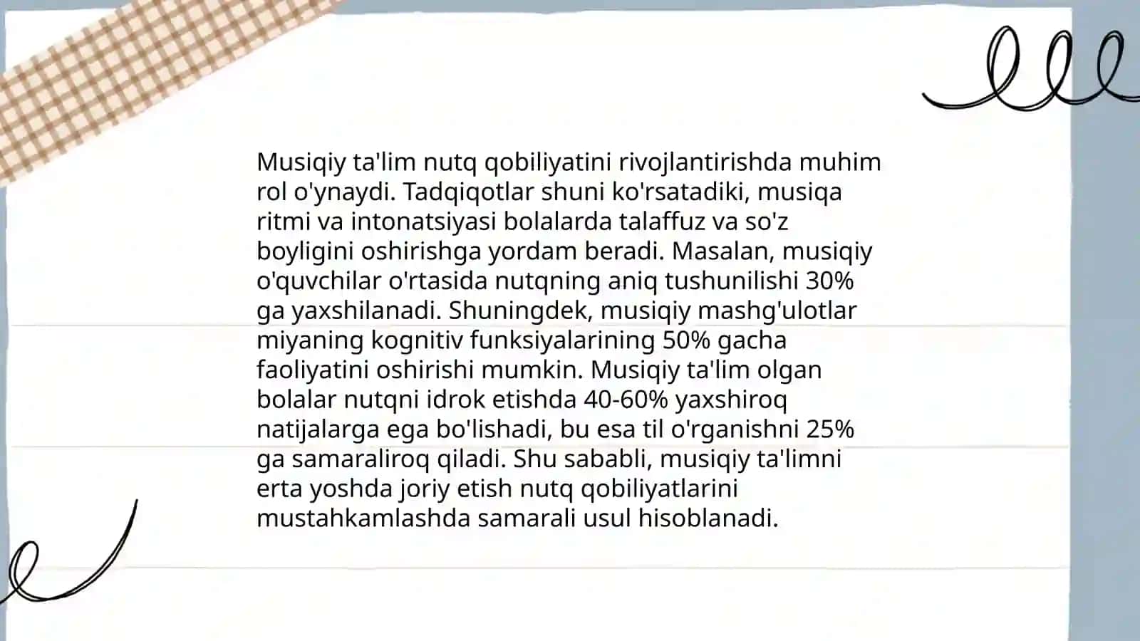 Nutqida nuqsoni boʻlgan bolalarga musiqiy taʼlim berishning ahamiyati 4
