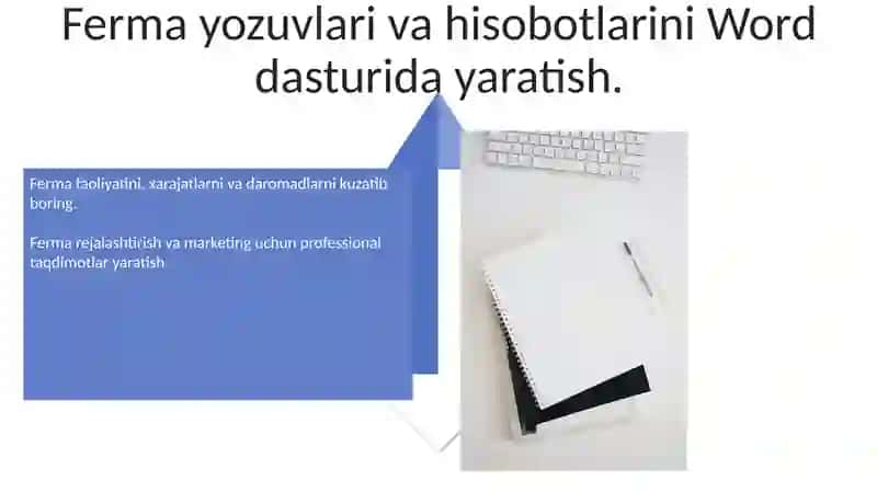 Qishloq xo'jaligi taqdimotlari 4